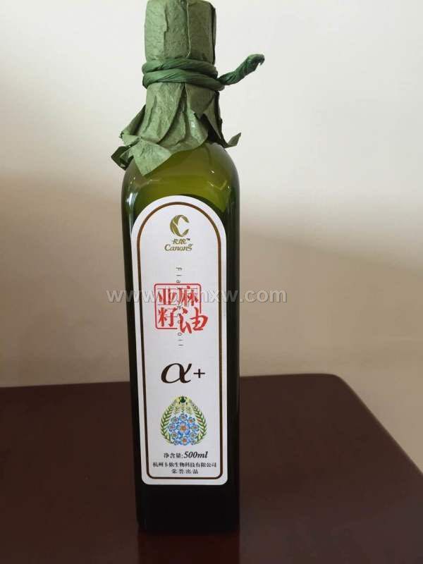 卡儂冷榨亞麻籽油（與金亞麻速溶粉、金亞麻調(diào)和油同一廠家）
