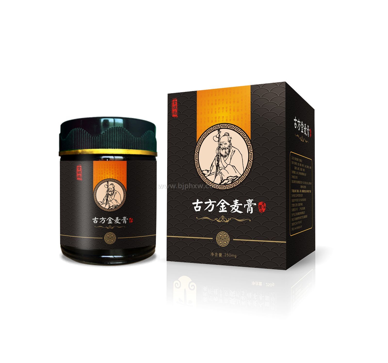 古方金麥膏調理腸胃降三高中老年膏方廠家OEM貼牌加工 古方金麥膏代理