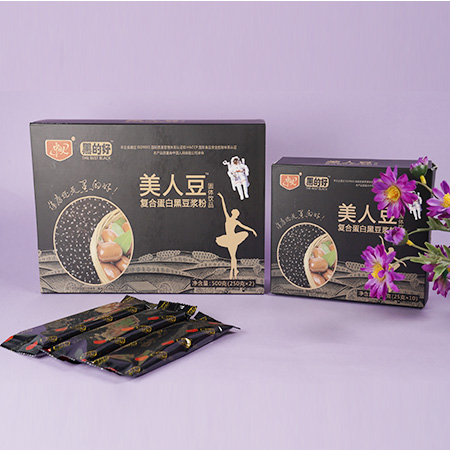 美人豆復(fù)合蛋白黑豆?jié){粉固體飲品承接貼牌定制代加工！