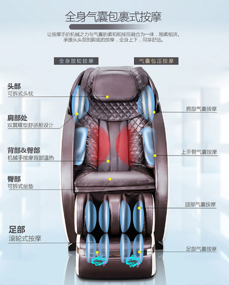 源頭按摩椅生產(chǎn)廠商家用/商鋪/定點(diǎn)/機(jī)械手