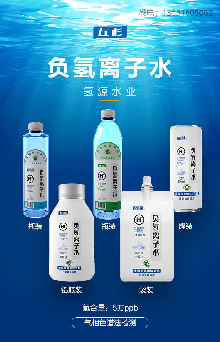 左杉負氫離子水